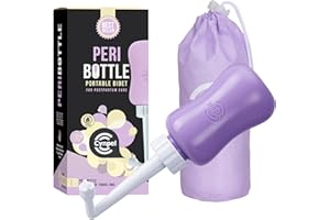 ‎CYNPEL Cynpel Po Dusche Wochenbett - Mobiles Bidet Podusche für Frau - 350ml Hand Intimdusche - Für Kliniktasche Geburt - Po Dusche Toilette - Analdusche Lila