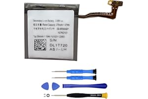 Vvuilsty EB-BR900ABY - Batteria ricaricabile a 0 cicli, compatibile con Samsung Galaxy Watch 5, 40 mm, SM-R900 R905U, con kit di attrezzi di riparazione
