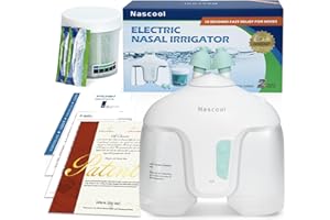 Nascool macchina di irrigazione nasale, detergente per naso per seno (bianco)