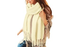 heekpek Bufanda Mujer Invierno Pasminas Regalos Navidad Chal Bufandas para Mujer Grande Larga