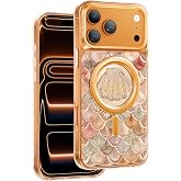 CONSTRAIN - iPhone 17 Pro Max ile uyumlu Kılıf 3D Tasarım G&ouml;z Alıcı Parlaklık Iceland Simli Magsafe ile uyumlu Kapak