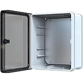 YAVUZ Abs Panel 25 x 30 x 15.2 cm Base Sheet IP65 Plastic Panel Mounting Plate Electrical Box Panel Shockproof Exterior Medium