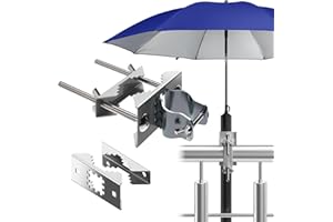4happy Sonnenschirmhalter Platzsparender Ersatz für Sonnenschirmständer, Schirmhalterung bis zu 2m, Funktionale und Robuste Schirmhalterung, balkonschirmhalter