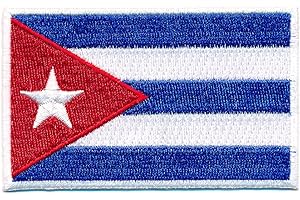 HEGIBAER 30 x 20 mm Cuba flag caribbean havana cuba flag patch 0656 mini