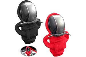 Lets Joy Auto Schaltknauf Abdeckung, 2 Stück Schalthebel Hoodie, Schaltknauf Abdeckung, Auto Dekorationszubehör, Manueller Oder Automatischer Schalthebel, Schaltknauf Uberzug, Staubschutz