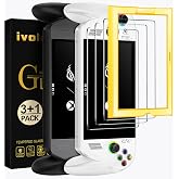 ivoler 3-Piece Screen Protector for ROG Xbox Ally/ROG Xbox Ally X 2025, Includes Easy Installation Frame, Premium Tempered Gl