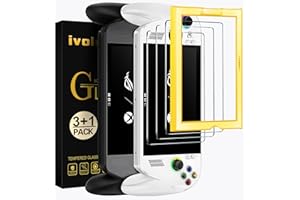 ivoler 3 pièces Verre Trempé pour ROG Xbox Ally/ROG Xbox Ally X Handheld 2025, avec Kit Installation Offert, Film de Protection d’écran en Verre Trempé - Anti Rayures, Dureté 9H Glass,sans Bulles