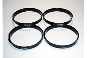 Centradores 4 LLANTA 75-72.6 Aros para Llantas ANTERA AVUS Imola Mito OZ Racing SUPERLEGGERA ULTRALEGGERA