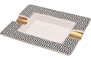 GERMANUS Cenere per sigari in vera porcellana - moresco