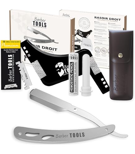 Kit D'entretien Barbe Et Rasage BARBER TOOLS - Neuf Authentique Mais Trousse Sale