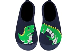 Kyopp Hausschuhe Kinder für Junge mädchen Atmungsaktive Hüttenschuhe Barfußschuhe Kinder Rutschfest Pantoffeln