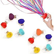 12 Pièces Bombe A Serpentin Blanches, Lanceur Serpentin Mariage Bombe, Serpentins En Papier à Lancer Pour Fête Et Nouvel An Pour Anniversaire, Mariage, Noël, Carnaval, Remise De Diplôme