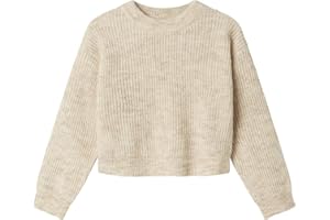 NAME IT Mädchen Nkfholly Ls Boxy Short Knit Noos Nkfholly Ls Boxy Short Knit Noos (1er Pack)