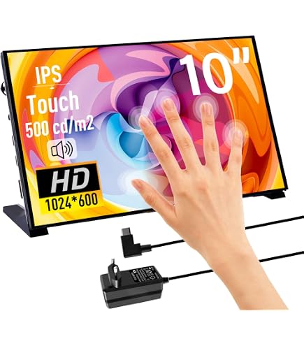 Monitor LCD Touch 7,84" Per Rack Server DeskPi RackMate - 1280x400, HDMI, Montaggio 2U