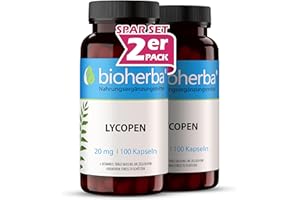 ‎BIOHERBA Lycopin Kapseln – 200 Stück mit 20 mg Lycopin und Vitamin E aus Tomatenextrakt von BIOHERBA PZN 19642793