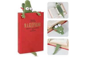 ‎CHARYSIM Lesezeichen handgemachte gestrickte Geschenke, Lesezeichen Geburtstagsgeschenke, häkeln Tier Lesezeichen, für Leser Buchliebhaber Schriftsteller, Erwachsene Jugendliche Kinder lesen Liebhaber