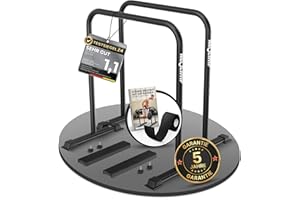 ‎NEOLYMP NEOLYMP Dip Barren Calisthenics Equipment – 400 kg belastbare Dip Station mit E-Book - verstellbare Breite – 90 cm Höhe mit rutschfesten Füßen – rostfreie Dip Stange Fitnessgeräte für Zuhause