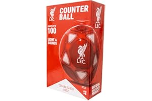 Smart Ball Liverpool Counter Ball For keepie uppies, SBCB1BNP-LFC Football, Comes With lights and Sounds, Red & White, One Size