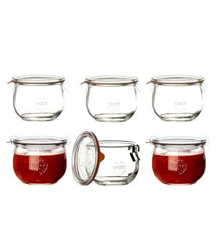 4 Piece Preserve Jar Set In Transparent - View #3