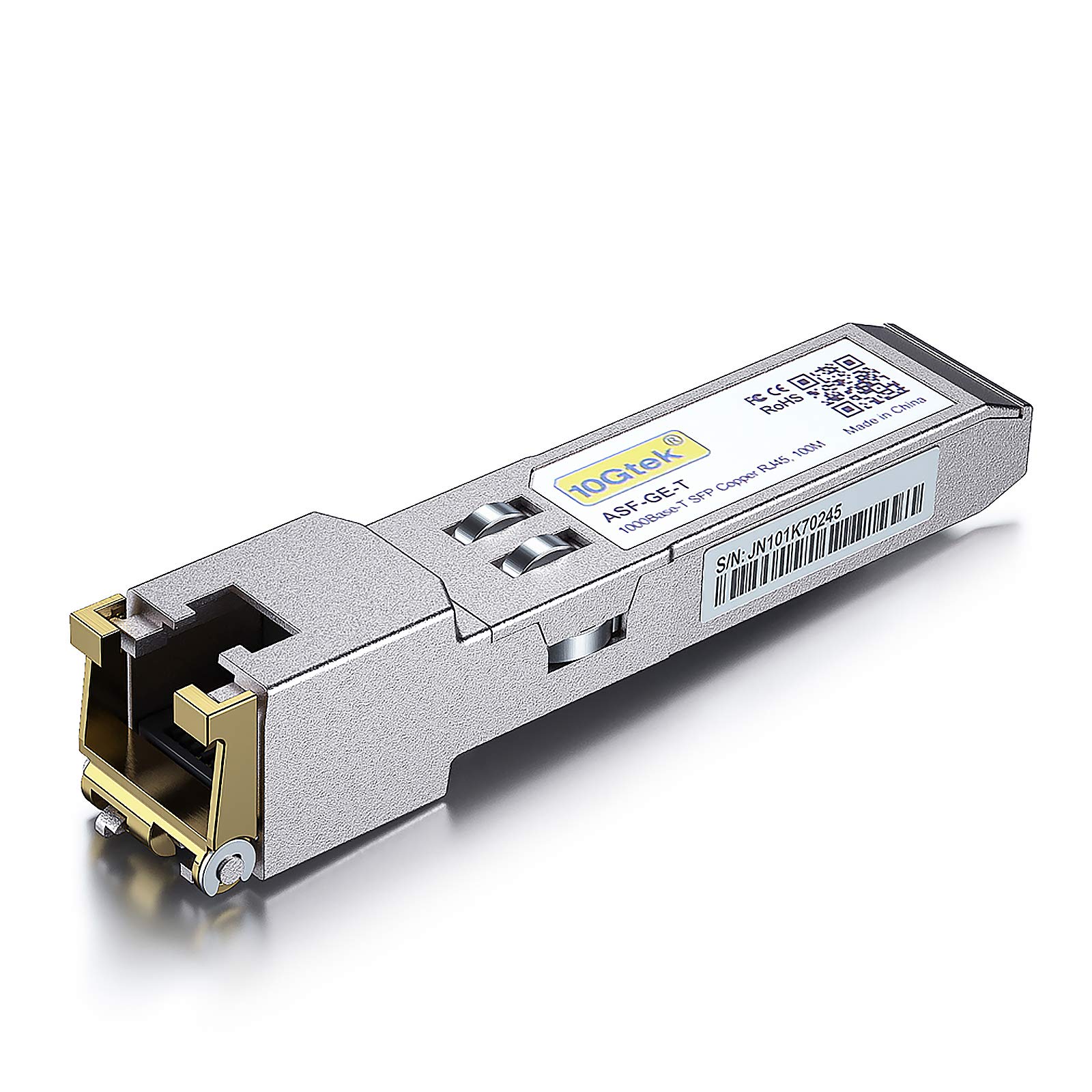 Review of 10Gtek CISCO Copper Compatible GLC-T Gigabit RJ45 SFP Module