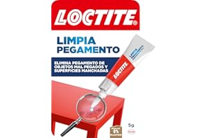 Loctite Limpia Pegamento, quita pegamento para corregir objetos mal pegados o despegar dedos, quita adhesivo para superficies manchadas o tinta, 1x5 g
