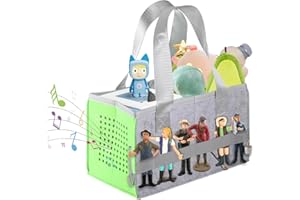 LETCDFER Tasche für Toniebox, Toniebox Tasche Tonie Tasche Tonie Figuren Aufbewahrung Box Tragetasche mit Griff Home Outdoor Handtasche für Toniebox Starterset Audio Player und Toniebox Figur Bezug Kinder