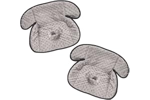 ANMAS BOX 2 Pack Piddle Pad Car Seat Protector, Waterproof Potty Training Seat Saver Pads for Infants Baby and Toddlers, Machine Wash and Dry（Grey)