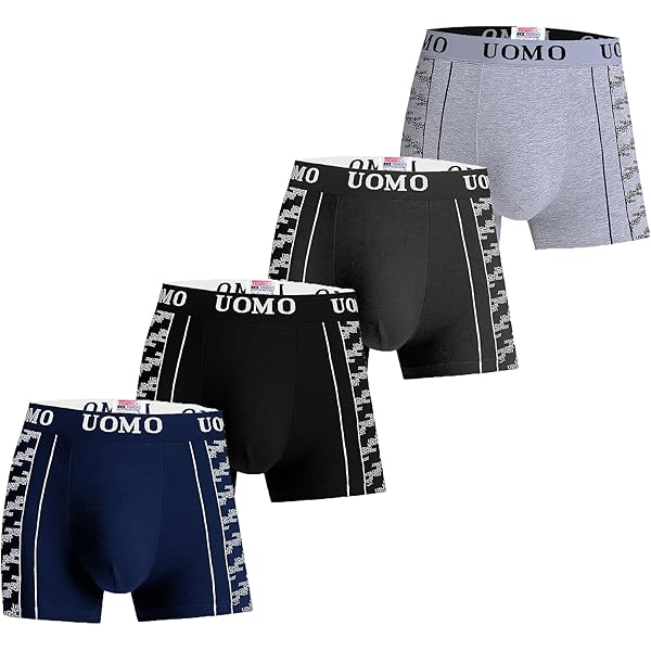 Boxer Americani Boxer Uomo Taglie Grandi INNERSY Pack Mutande