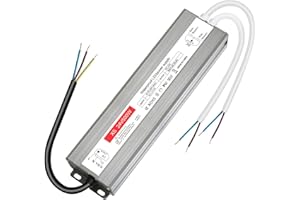 ZAKVOP Transformateur 220V 24V LED 500W, alimentation 24v 500w 20.8A, led driver 24v étanche IP67, Transfo AC à DC, convertisseur 220v 24v, pour G4, GU5.3, MR11, MR16, Bande LED