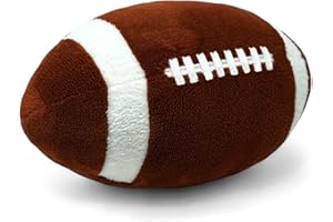 ‎40YARDS 40YARDS American Football Kissen (maßstabsgetreu) - Indoor Football - Weiches Plüschkissen als Football Deko auf dem Sofa oder Football Geschenk für Fans