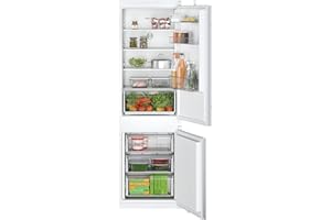 Bosch Elettrodomestici, Serie 2, Frigo-congelatore combinato da incasso, 177.2 x 54.1 cm, cerniera a traino, KIN86NSF0