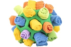GALER Snuffle Ball for Dogs, Interactive Dog Enrichment Toy Snuffle Mat for Dogs, Sniffle Interactive Treat Game Dog Toys for Boredom, Treat Dispenser Dog Toy Feeding Mat for Small Medium Dogs Pets (B)