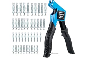 AKKTOL Kit Cheville Molly avec Pince, Assortiment avec 40 cheville Molly Metallique pour Placo Brique Creuse, Pince Professionnel Convient à M3/M4/M5/M6/M8