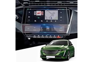 WEIPIN [4 unidades Nano Protector de Pantalla para Peugeo-t 308 408 SW 2021-2023 2024, Nano Aire Acondicionado para Peugeo-t 408 con antihuellas dactilares, 6H Antiarañazos