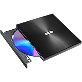 ASUS ZenDrive-U8M SDRW-08U8M-U Harici Ultra İnce DVD Yazıcı, M-Disc, USB Type-C, Siyah