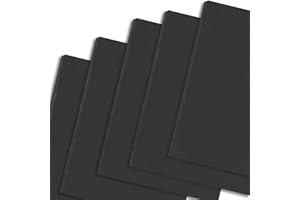 MBC MAT BOARD CENTER Matte Board Center, säurefreie Schaumstoffplatten, 27,9 x 35,6 cm, schwarze Schaumstoffplatten, 10 Stück