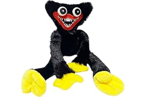PIUCRTY Peluche Wuggy XXL, grande peluche con allegro sorriso, da regalare a bambini e ragazzi, dimensioni: circa 40 cm, nero