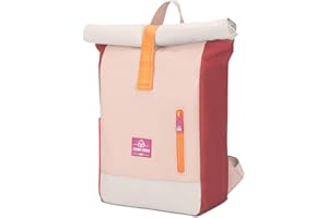 Johnny Urban Rucksack Kinder Mädchen Rot - Junior Aaron - Kinderrucksack mit Brustgurt - Aus recyceltem Material - Ab 3 Jahre - 8L - Wasserabweisend