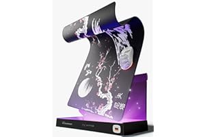 Nyfter - XXL Gaming Mauspad Sakura Weiß 900 x 500mm Premium Fuji Mousepad Size Groß vernähte Kanten langlebig mit high-end Glide und Anti-Rutsch