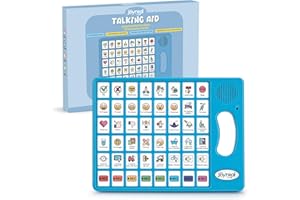 AAC Device for Autism, Joyreal Non Verbal Communication Tools for Speech Therapy & Stroke Rehab. Augmentative Alternative Communication Tablet, Autism Talking Aids with 8 Programmable Buttons