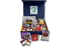 TEA HOUSE DIRECT Tea Gift Set Hamper Border Biscuits Different Flavours| Bonne Maman Bitter Orange Marmalade & Strawberry Conserve Jam each three | 5 Lotus Biscoff Cookies Twining Earl Grey 50 Sachets - Gift Set