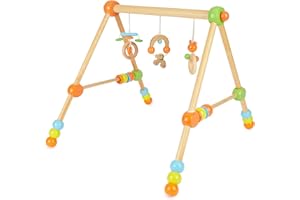 Bieco 2079906 Portique en Bois Réglable