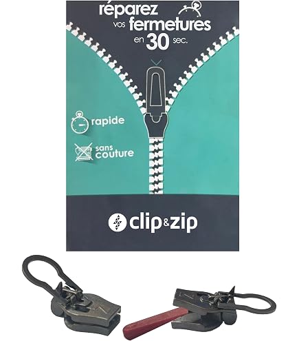 CORHAD 80pièces Kit De Réparation De Zippers Outils De Réparation Métalliques Pour Glissières Arrêts Et Remplacements De Accessoires Pour Vêtements Et Plus