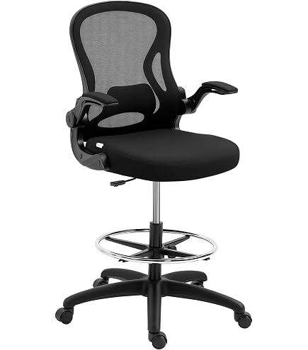 Colamy Bürostuhl Ergonomisch Günstig COLAMY Bürostuhl Mesh Computer Stuhl Mit Verstellbarer Kopfstütze Und Schminktisch Stuhl