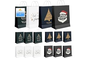 ‎TK GRUPPE TIMO KLINGLER 12x XXL Weihnachtstaschen Weihnachten Geschenktüten Weihnachtstüte Geschenktaschen für Geschenke