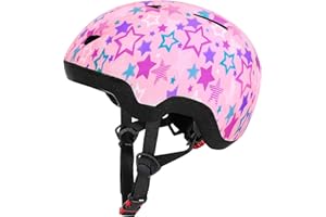 MHJY Fahrradhelm Kinder Jungen und Mädchen, Verstellbarer Kinderhelm 1–3 Jahre Baby, Geeignet für Laufrad, Roller, Skateboard & Fahrrad