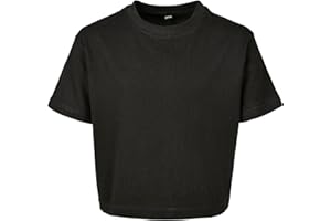 Build Your Brand Camiseta de Manga Corta para Chicas Niñas