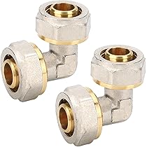 Messing Klemmverschraubung Winkel 15 mm x 1/2 Zoll AG für Kupferrohre | Stabilo Sanitär