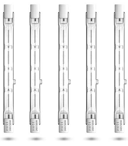 Portalampada R7s In Steatite E Metallo - Coppia Con Fili Da 25 Cm - Foto 4