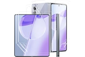 wsky 2 Stück Schutzfolie für Panzerglas für Samsung Galaxy Z Fold 5, HD Klar Displayschutzfolie für Samsung Z Fold 5, Weich TPU Panzerglasfolie für Galaxy Z Fold 5 Schutzglas Panzerfolie